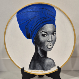 Wandbord Blue Elegance