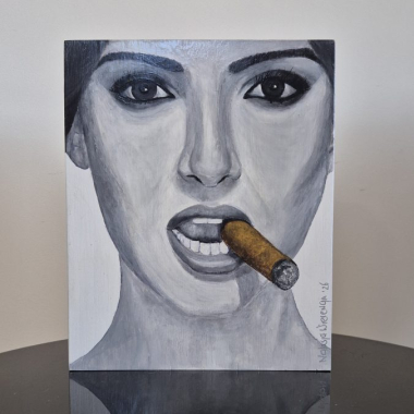 Artbox/theedoos (binnenwerk kan eruit) formaat 23.5x19x7 