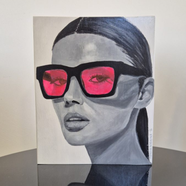 Artbox/theedoos (binnenwerk kan eruit) formaat 23.5x19x7 